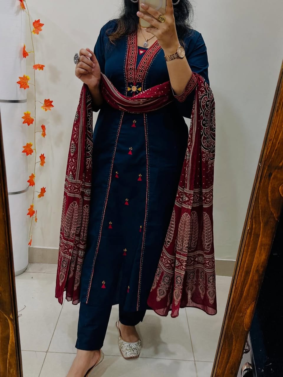 Eternal Elegance – "Kutch Radiance" Premium Cotton Suit Set