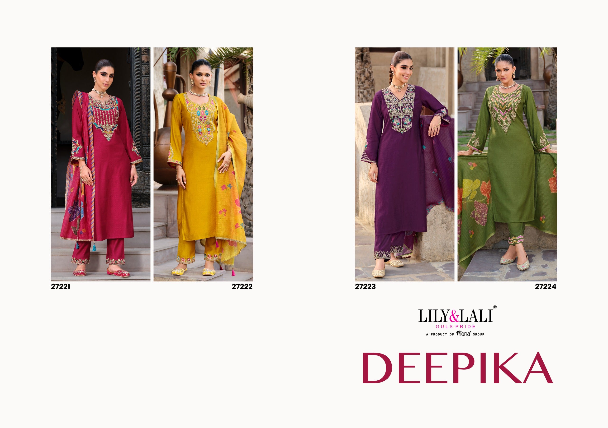 🌸 Eternal Elegance – Deepika Luxe Festive Set