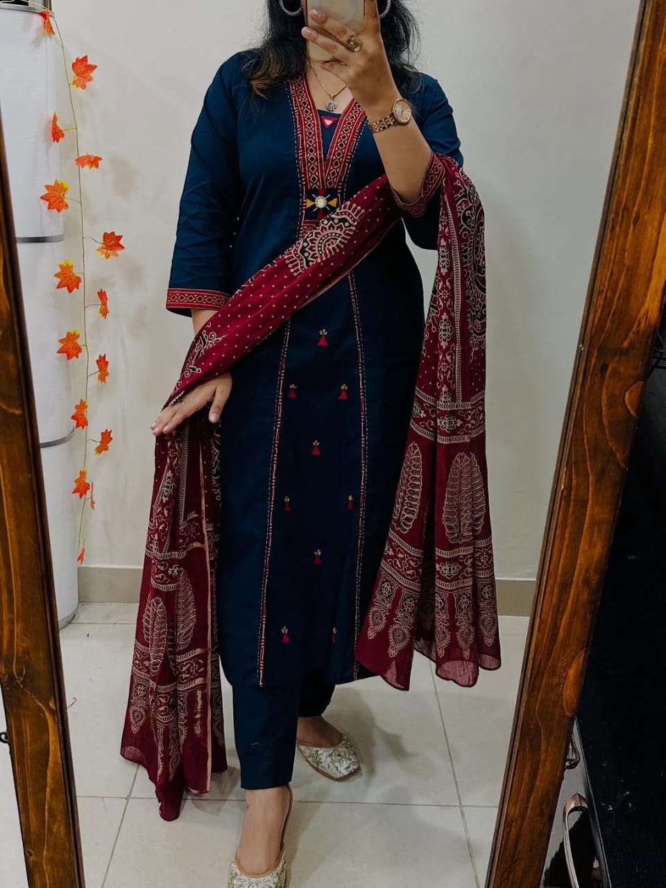 Eternal Elegance – "Kutch Radiance" Premium Cotton Suit Set