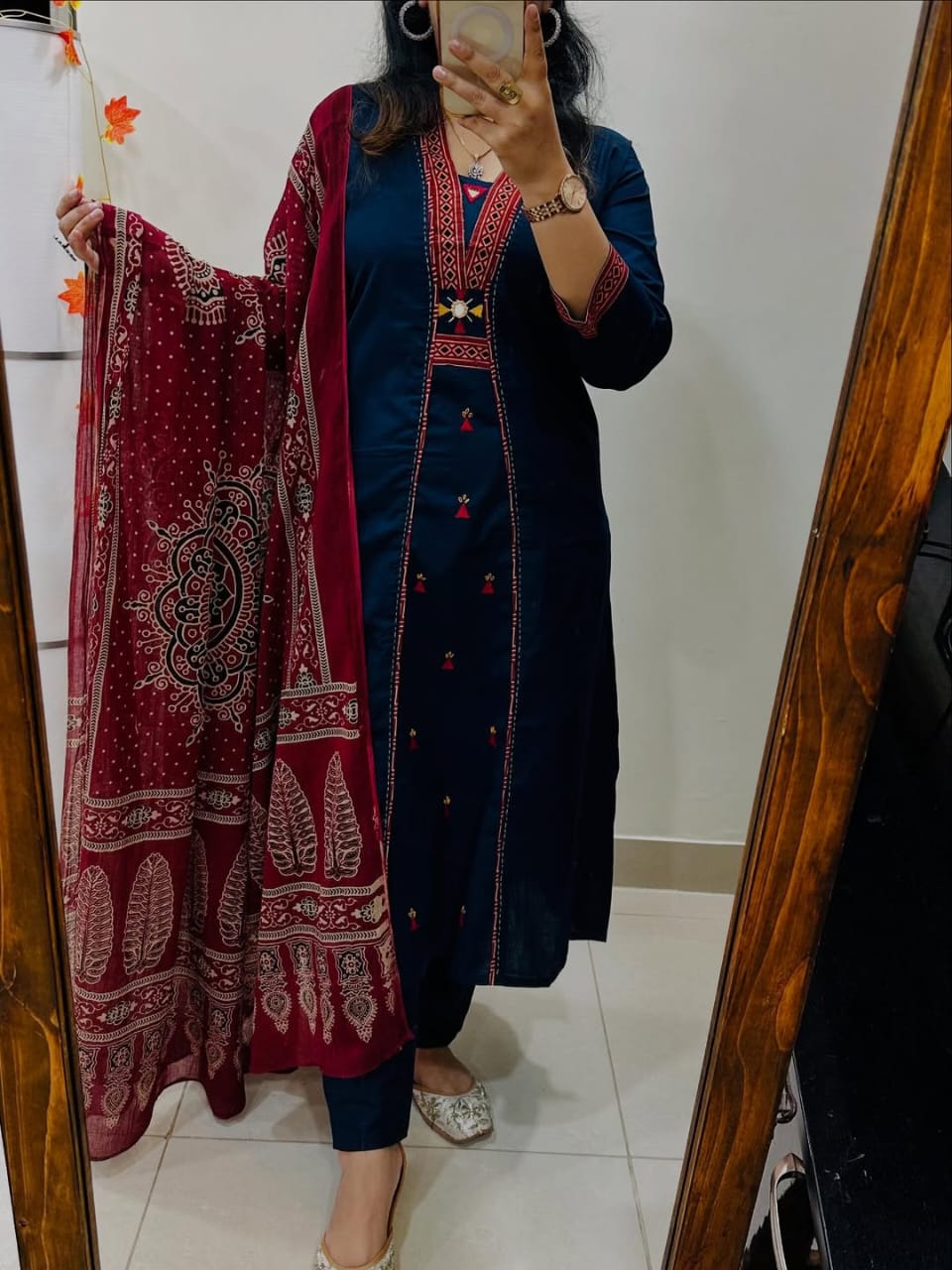 Eternal Elegance – "Kutch Radiance" Premium Cotton Suit Set