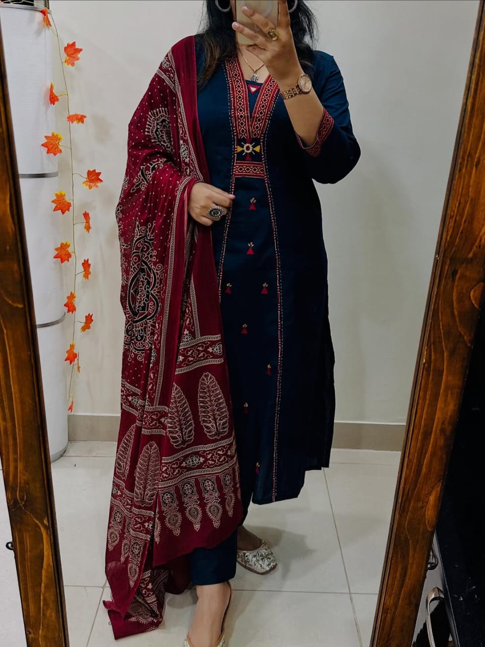 Eternal Elegance – "Kutch Radiance" Premium Cotton Suit Set