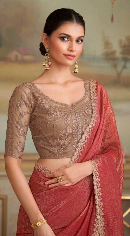 EElx – Salsa Style 8100 Series Premium Party Wear Saree by Tfh