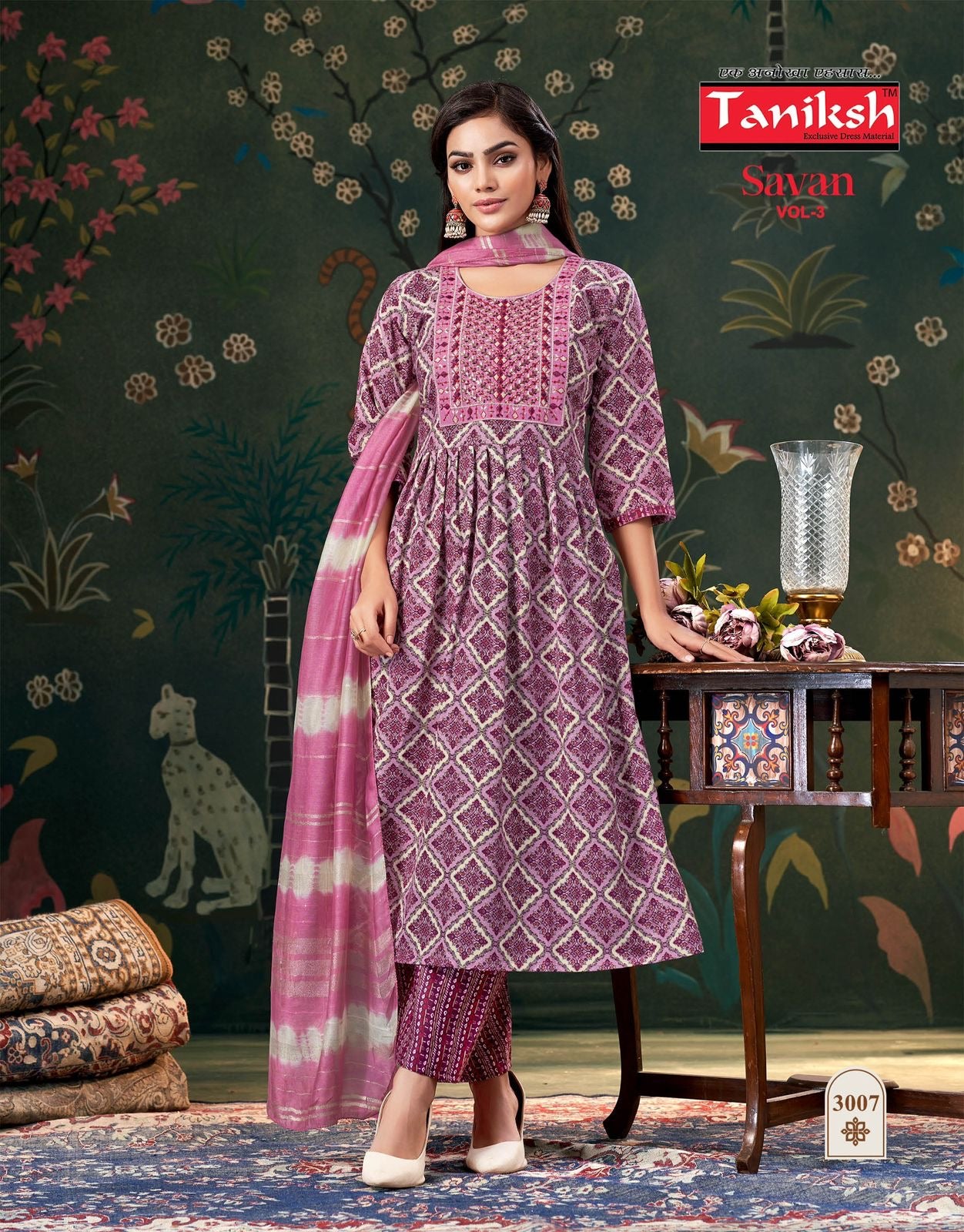 Savan Vol 3 – TANIKSH Signature Anarkali Ensemble