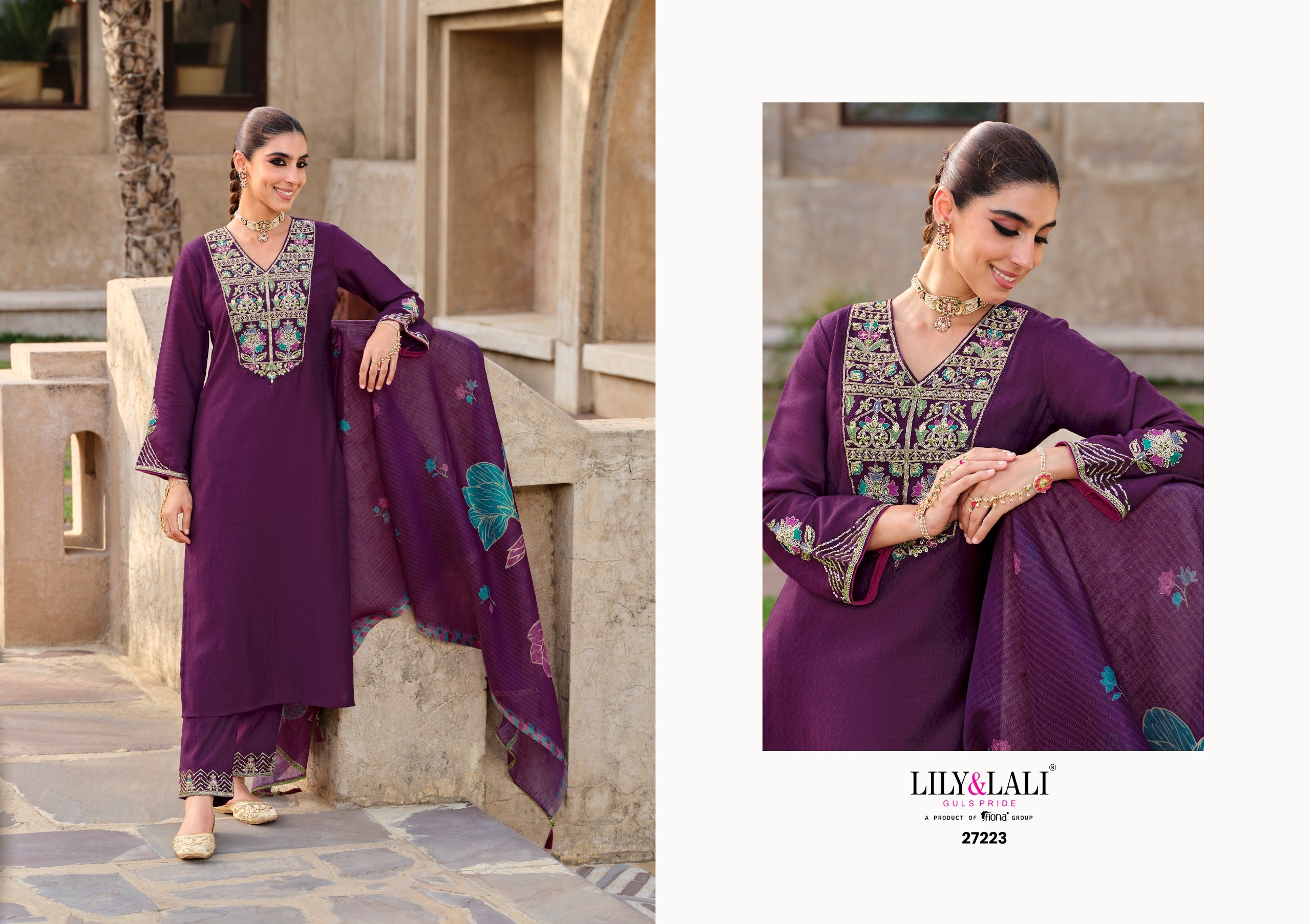 🌸 Eternal Elegance – Deepika Luxe Festive Set