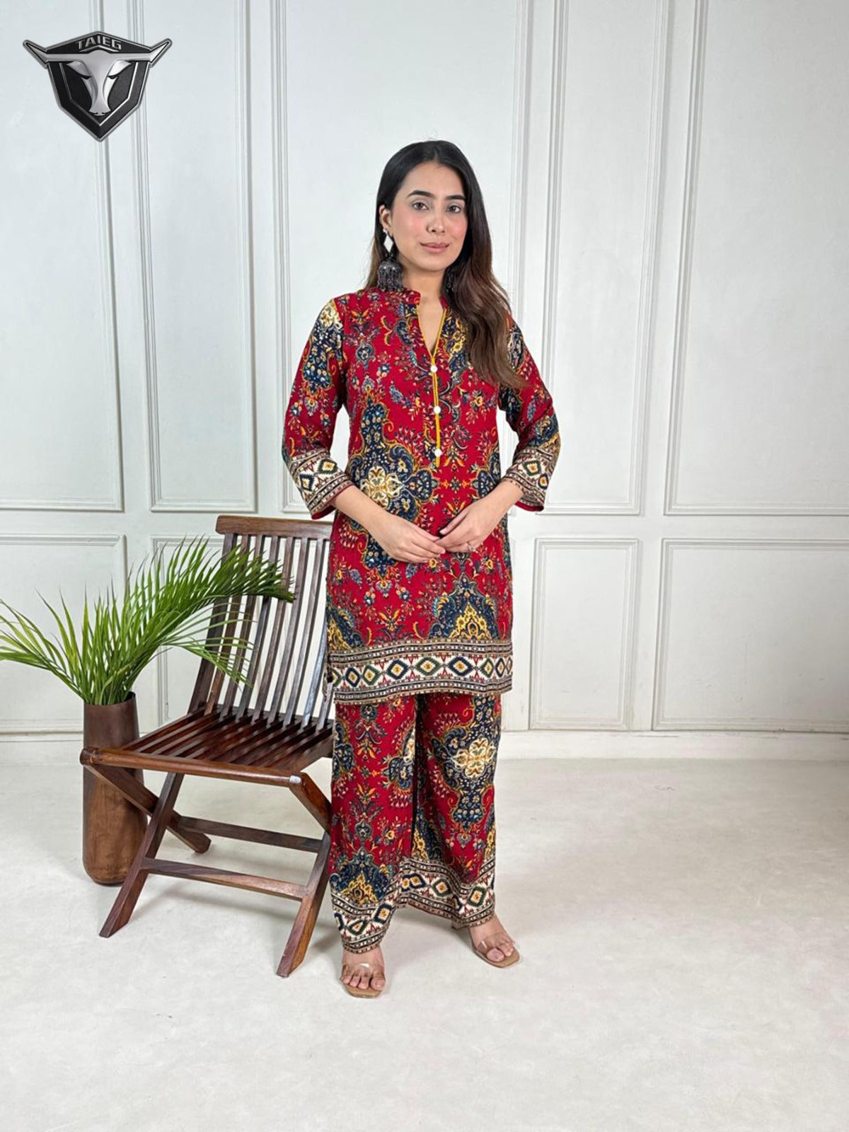 RayAura Discharge Print Kurti - EE-RA427