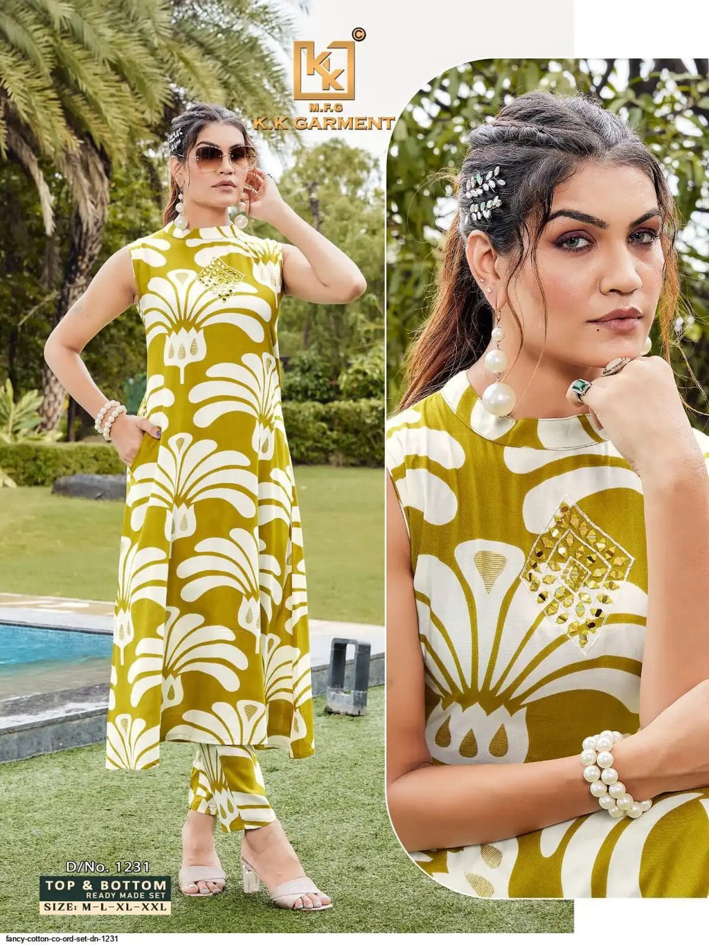 GraceMuse Cotton Rayon Kurti Duo  - EE-GM1230/31