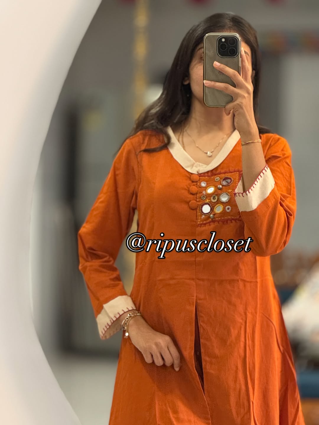 IshqAura Cotton Embroidered Set -EE-IA3672