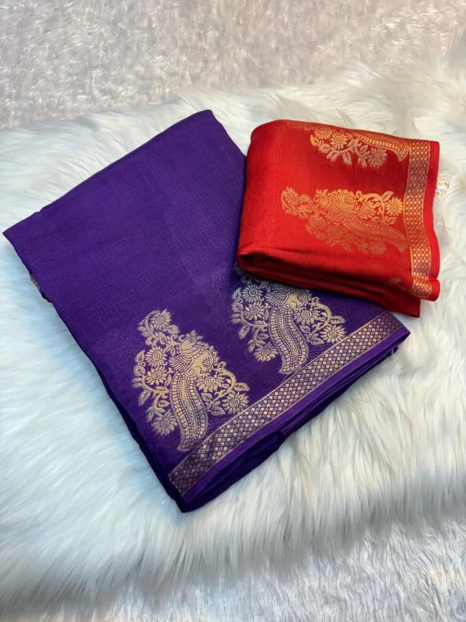 Gulab Noor – Khadi Viscose Saree
