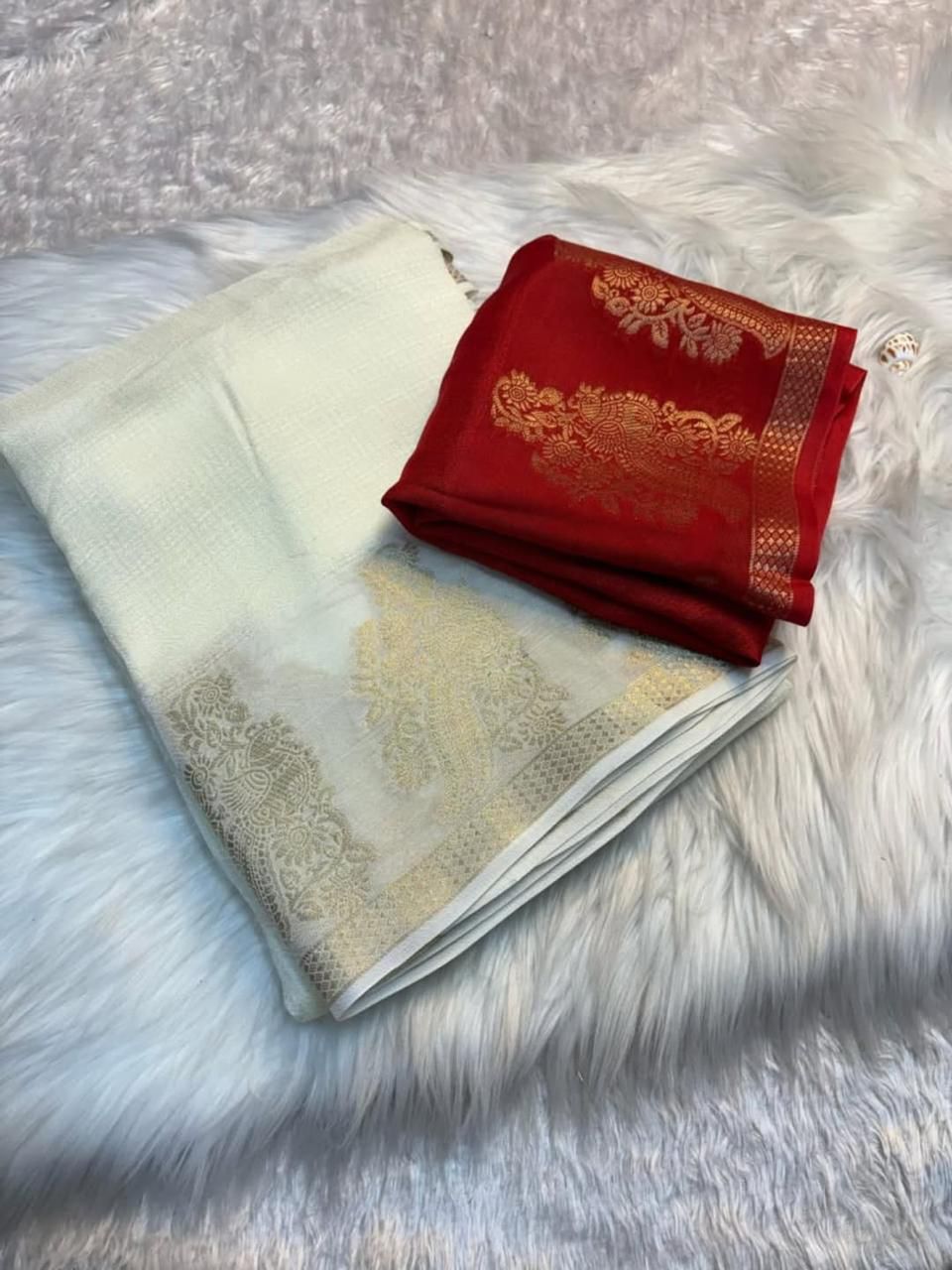 Gulab Noor – Khadi Viscose Saree