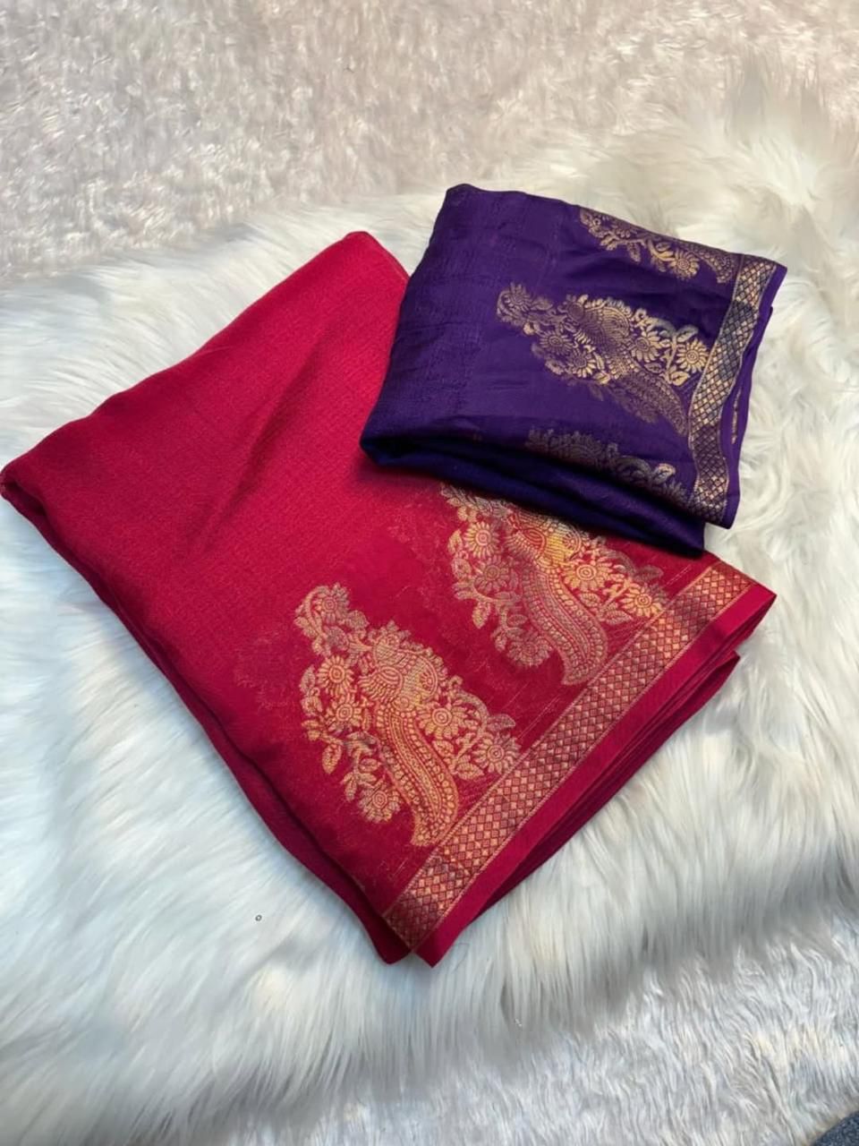 Gulab Noor – Khadi Viscose Saree