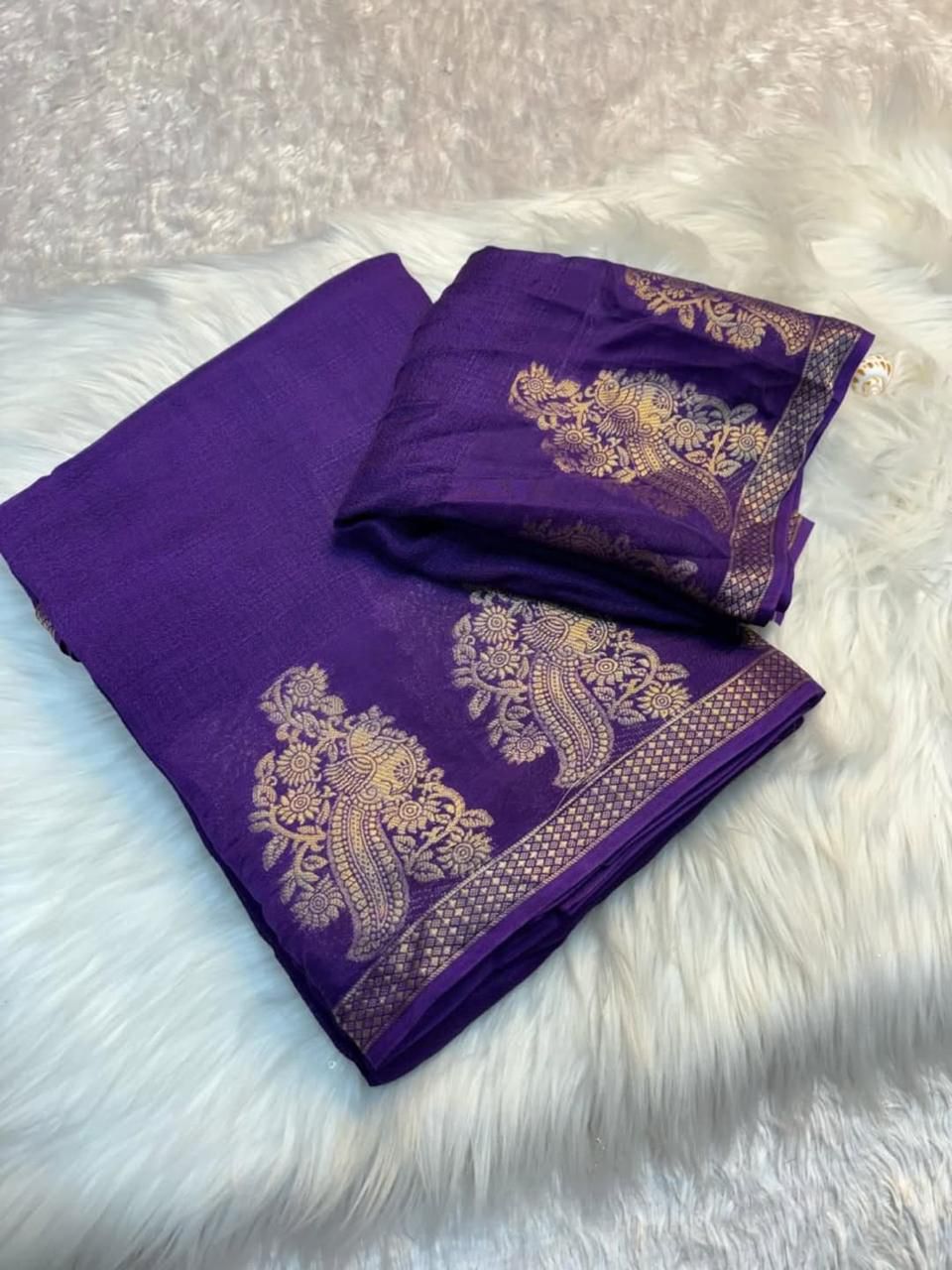 Gulab Noor – Khadi Viscose Saree