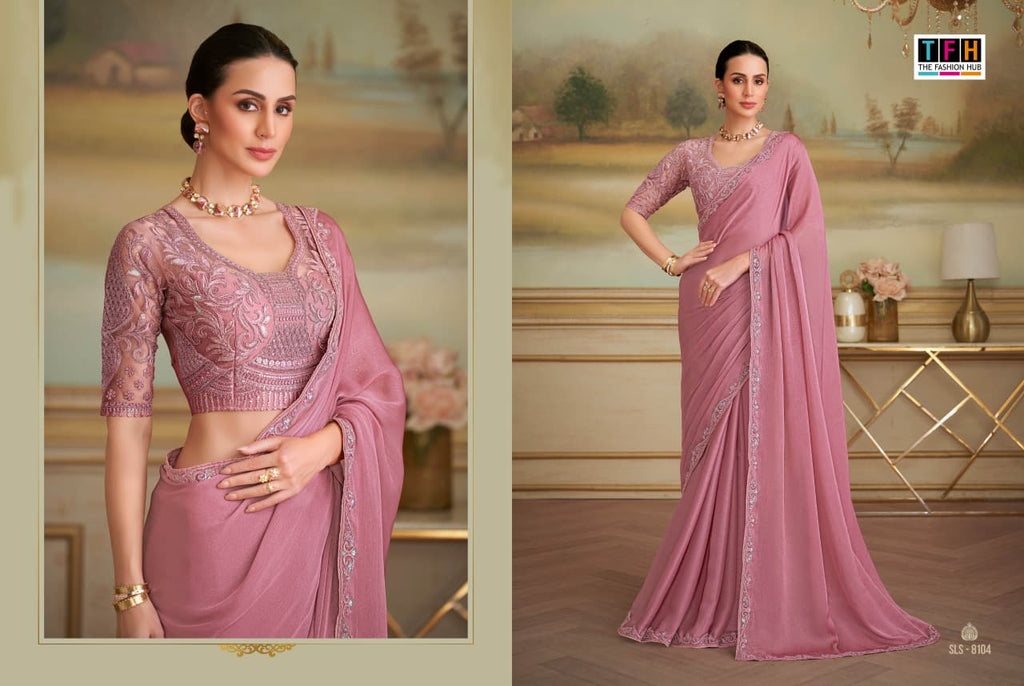 EElx – Salsa Style 8100 Series Premium Party Wear Saree by Tfh