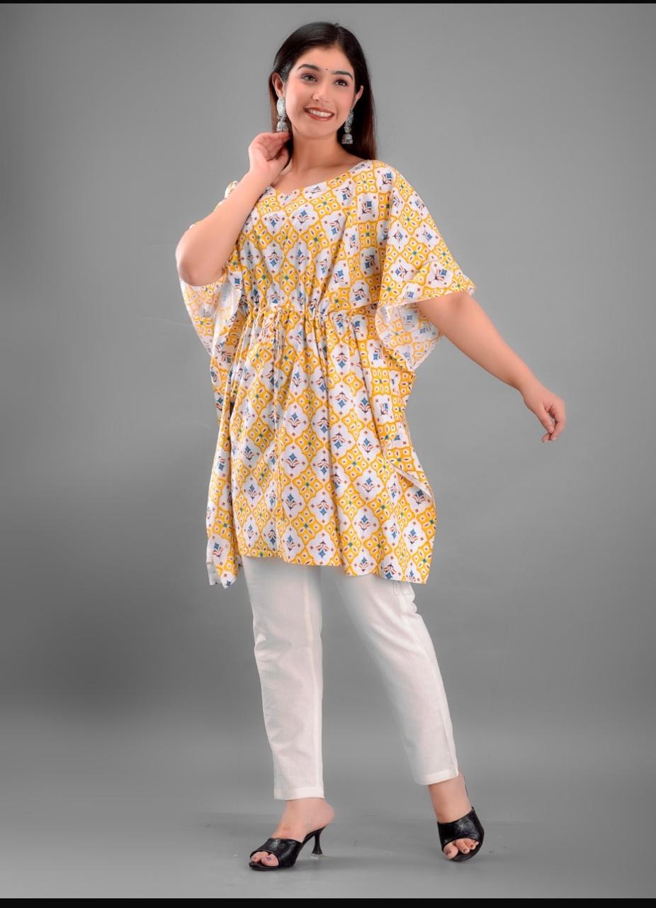 EE-JB-KFT Cotton Kaftan Tops