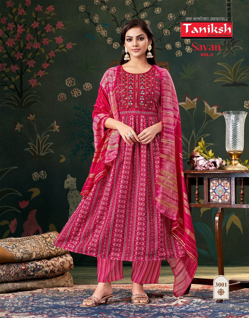 Savan Vol 3 – TANIKSH Signature Anarkali Ensemble