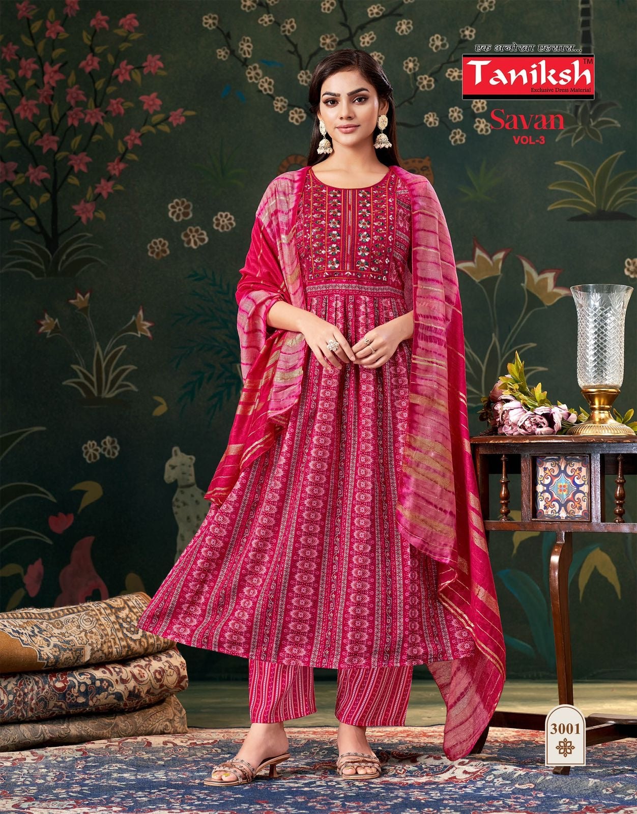 Savan Vol 3 – TANIKSH Signature Anarkali Ensemble
