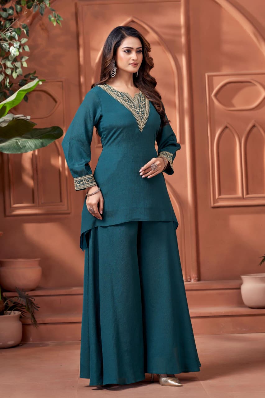 Eternal Elegance – "Silken Grace" 2-Piece Ensemble