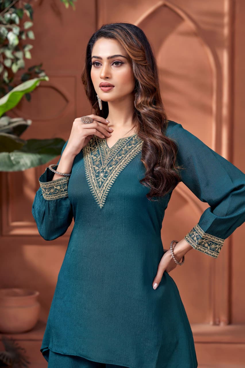 Eternal Elegance – "Silken Grace" 2-Piece Ensemble