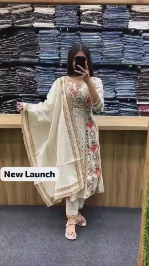 Eternal Elegance – Casual Classy Kurti Set Code: EE-7129